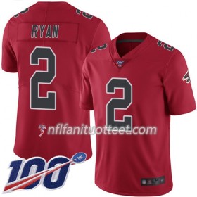 Miesten Atlanta Falcons NFL Pelipaita Matt Ryan 2 Nike Punainen 100th